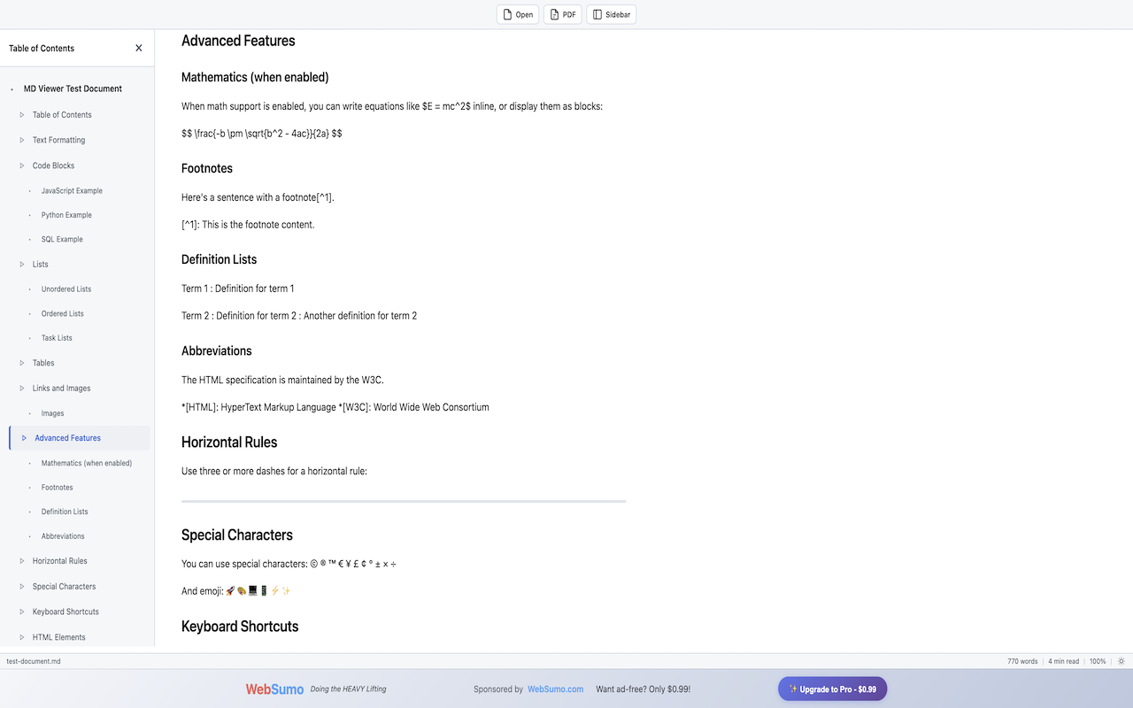 to pdf, markdown app mac, markdown app windows, markdown editor, dark mode markdown, markdown preview, md file viewer, markdown renderer, markdown export pdf, native markdown app, offline markdown viewer markdown viewer, md viewer, markdown