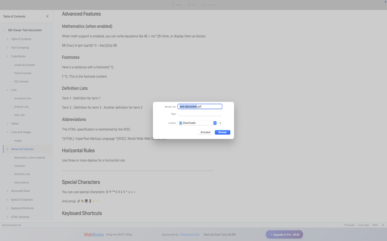 pdf, markdown app mac, markdown app windows, markdown editor, dark mode markdown, markdown preview, md file viewer, markdown renderer, markdown export pdf, native markdown app, offline markdown viewer markdown viewer, md viewer, markdown to