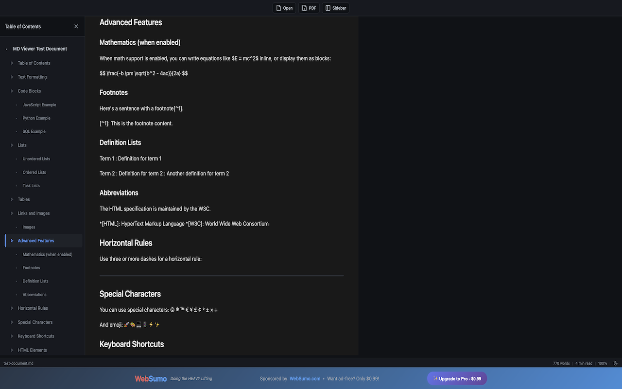 markdown app mac, markdown app windows, markdown editor, dark mode markdown, markdown preview, md file viewer, markdown renderer, markdown export pdf, native markdown app, offline markdown viewer markdown viewer, md viewer, markdown to pdf,