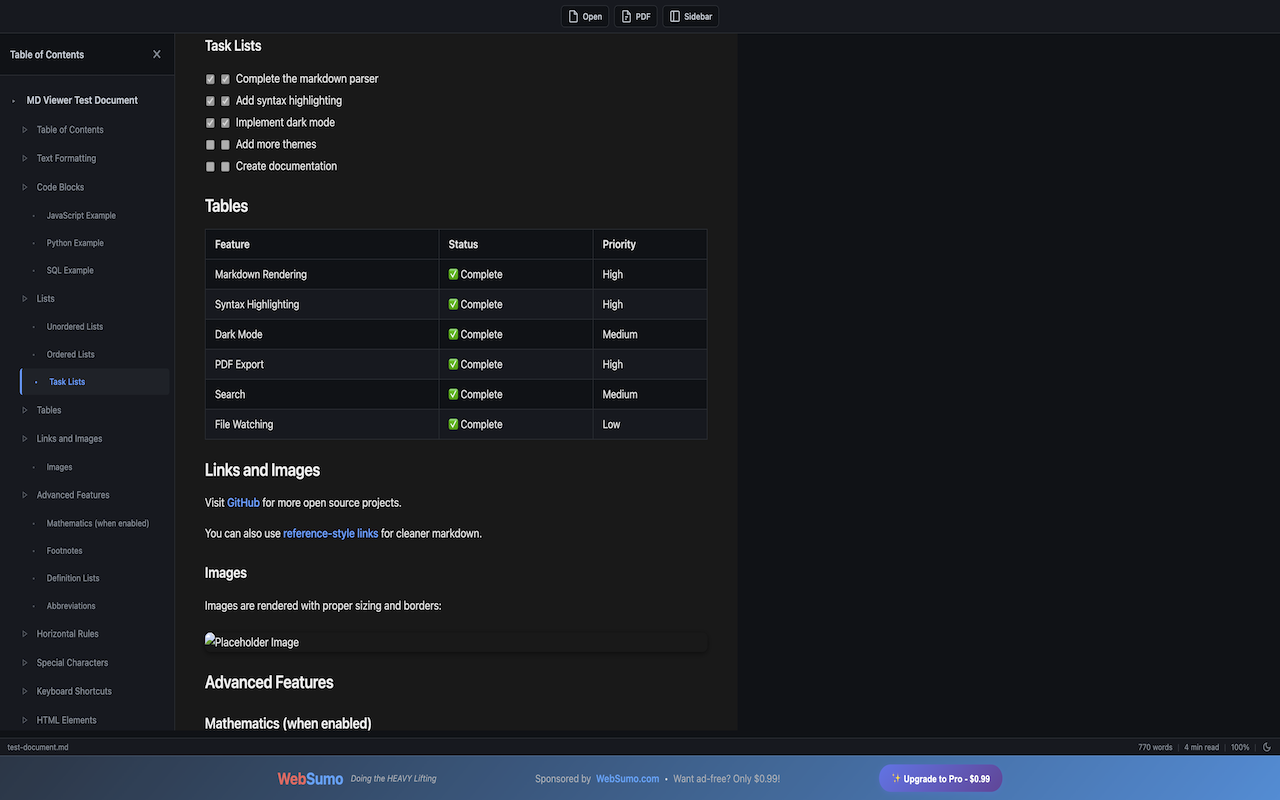 app mac, markdown app windows, markdown editor, dark mode markdown, markdown preview, md file viewer, markdown renderer, markdown export pdf, native markdown app, offline markdown viewer markdown viewer, md viewer, markdown to pdf, markdown